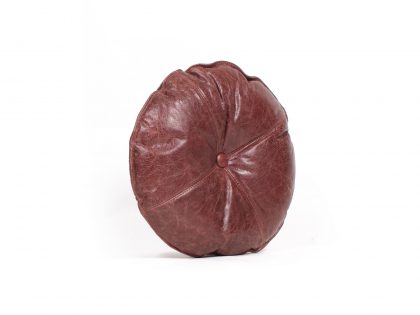 Coussin rond bourgogne